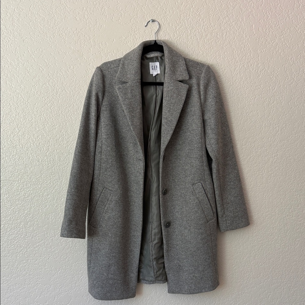 GAP Women's Classic Gray Trench Coat